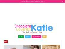 Tablet Screenshot of chocolatecoveredkatie.com